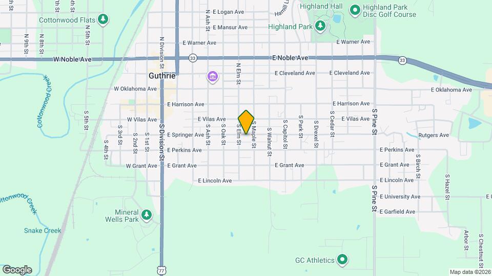 611 E Springer Ave Map and Location Details