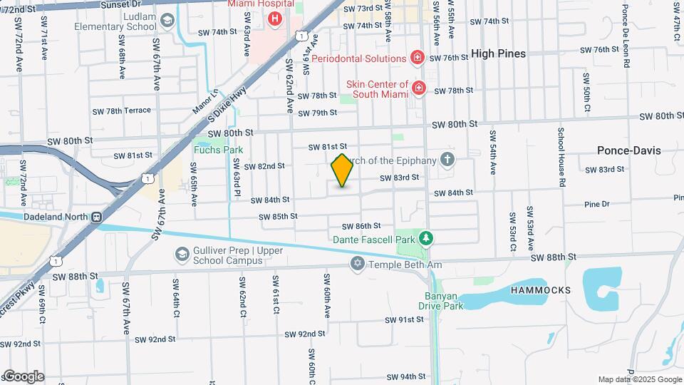 5951 SW 84th St Map and Location Details