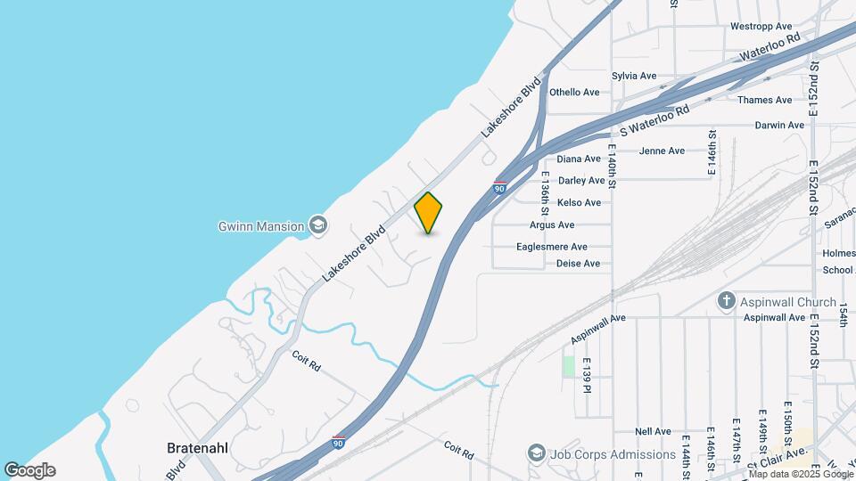 12814 Lakeshore Blvd Map and Location Details