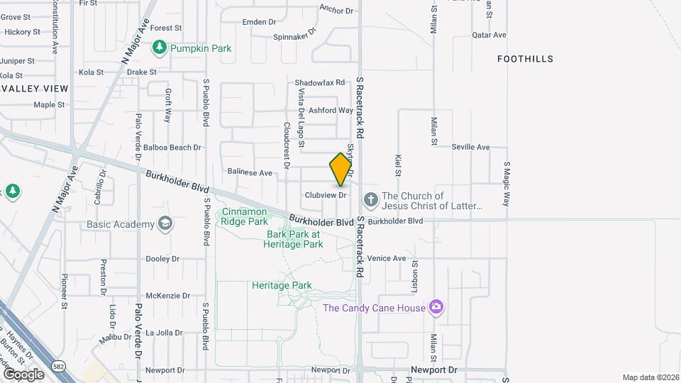 932 Clubview Dr Mapa y Detalles de la Ubicación