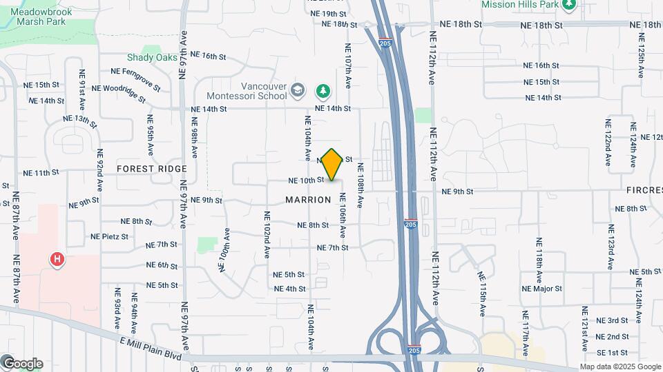 10523-10523 NE 10th St Map and Location Details