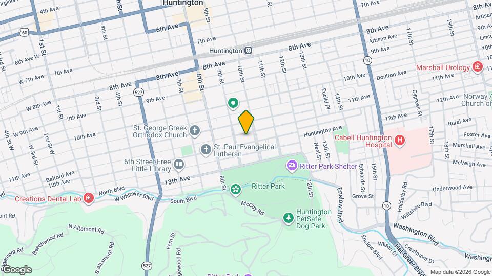 936 12th Ave, Unit #2 Map and Location Details