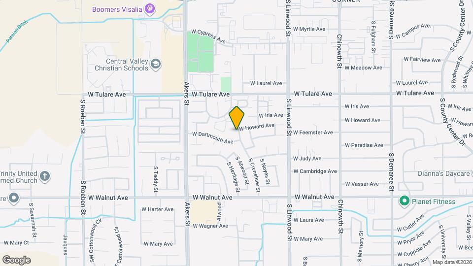 4907 W Howard Ave Map and Location Details