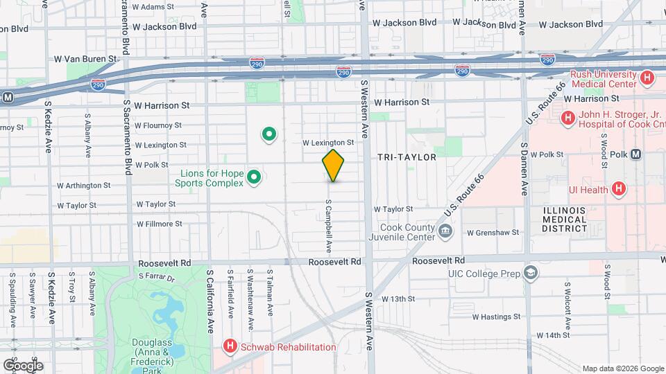 2455 W Arthington St Map and Location Details