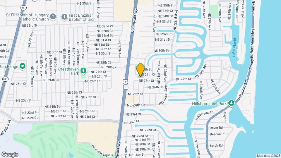 1911 NE 27th St Map and Location Details