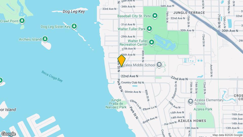 8184 24th Ave N Map and Location Details