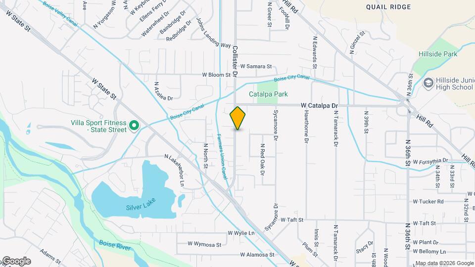 3696-3698 N Collister Dr Map and Location Details