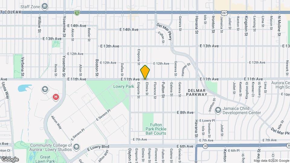 1081 N Elmira St Map and Location Details