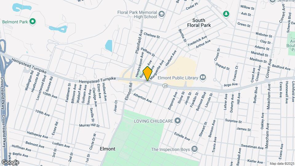 549 Hempstead Turnpike Map and Location Details