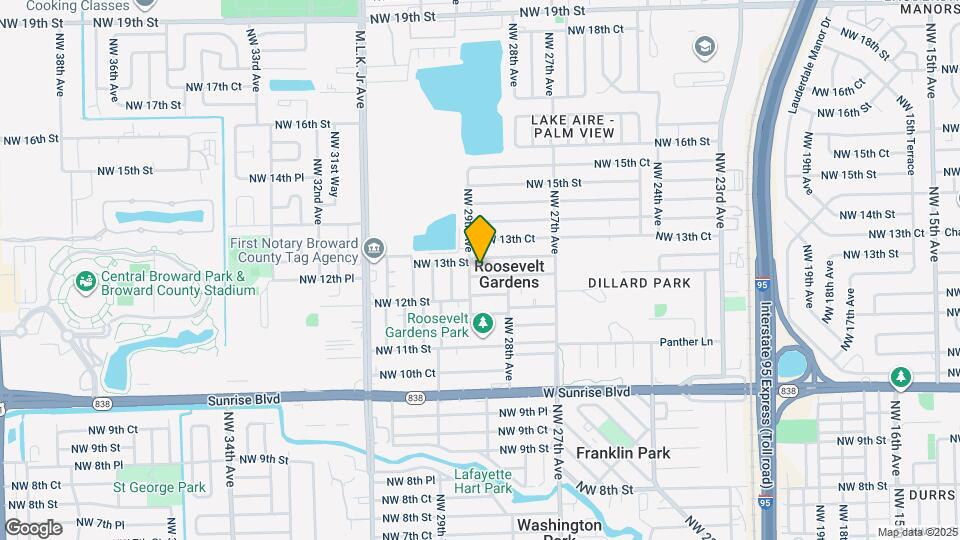 2871 NW 12th Ct Map and Location Details