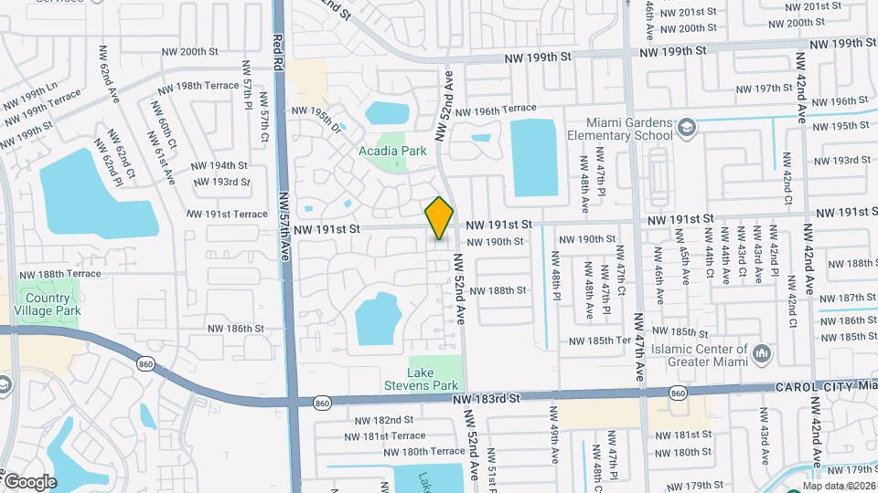 5261 NW 190th St Map and Location Details