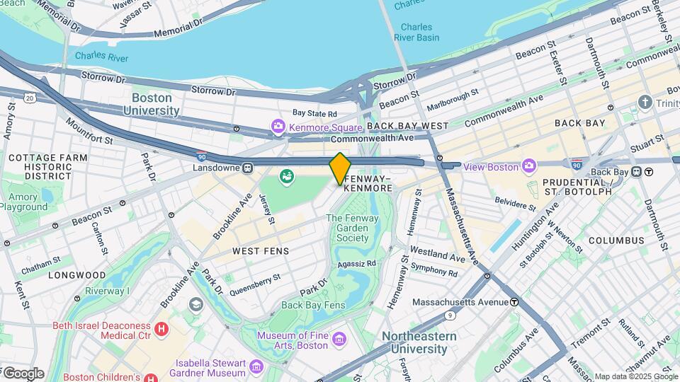 1191 Boylston St Map and Location Details