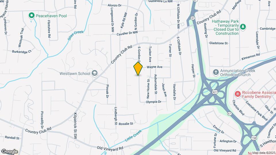 220 S Gordon Dr Map and Location Details