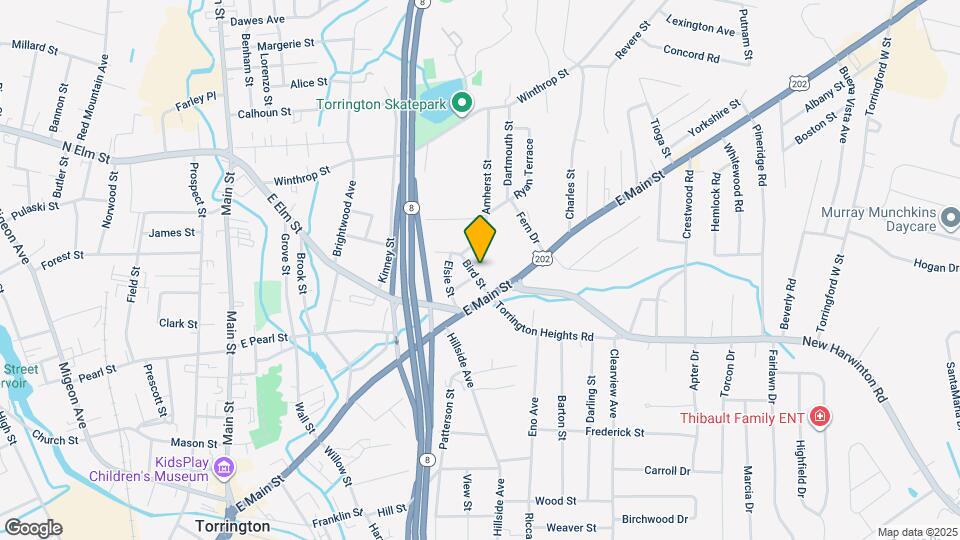 44 Bird St Map and Location Details