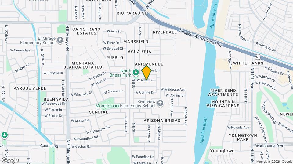 11791 W Aster Dr Map and Location Details