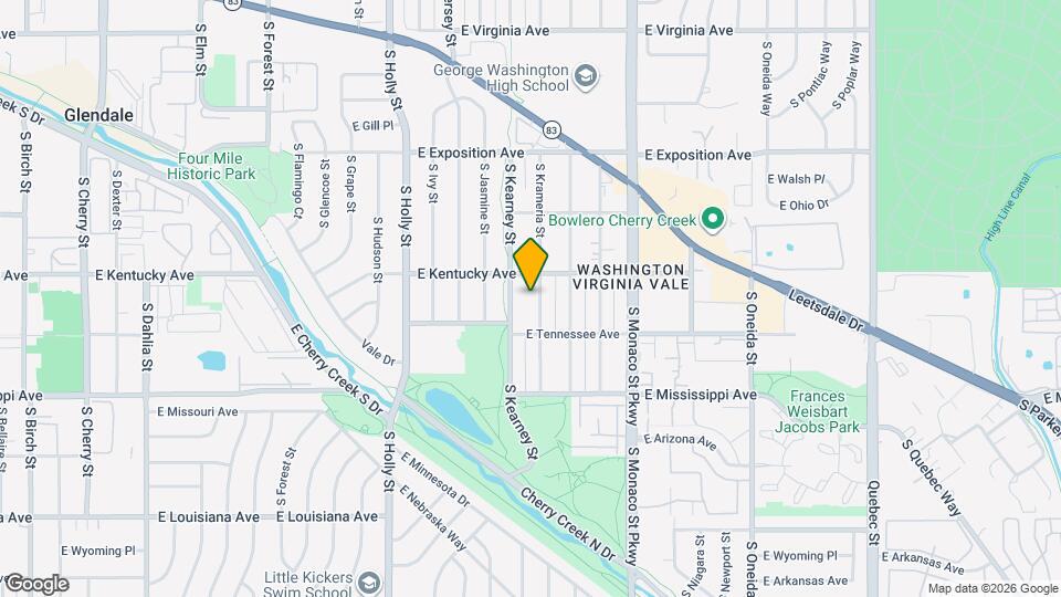 925 S Krameria St Map and Location Details