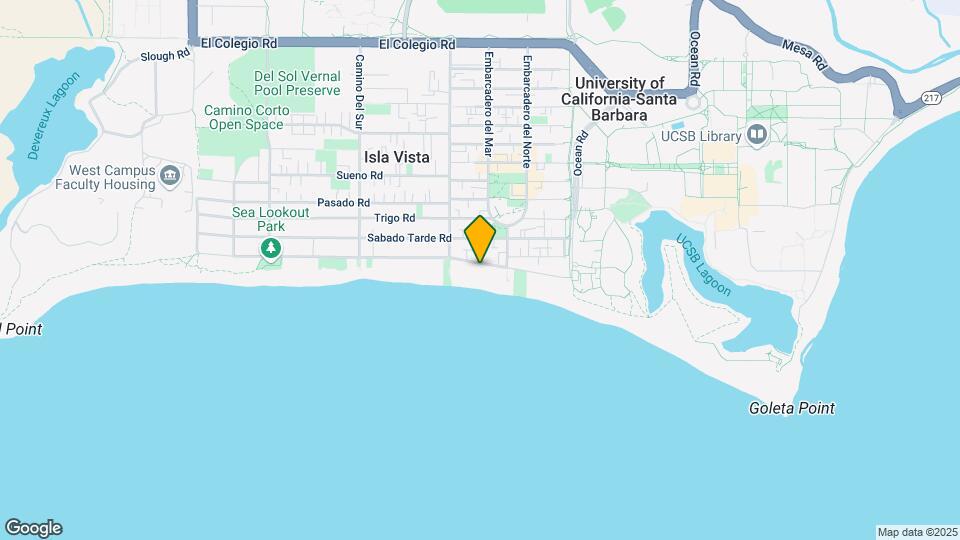 6569 Del Playa Dr Map and Location Details