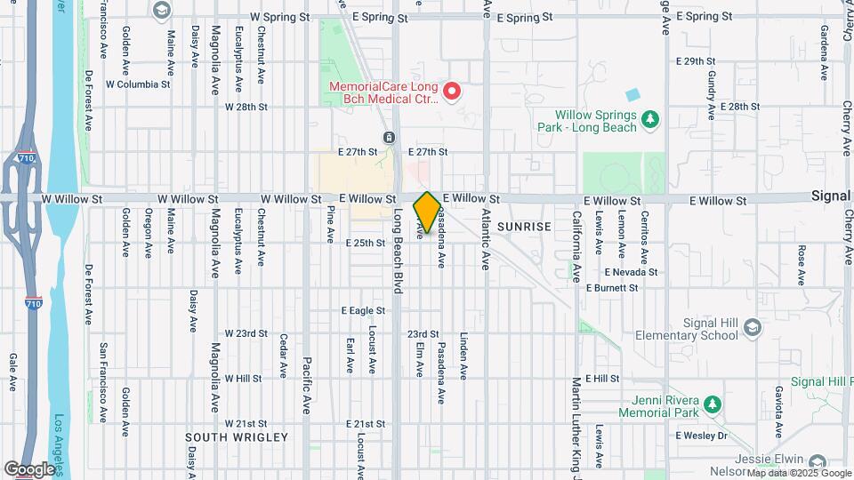2500 Elm Ave Map and Location Details