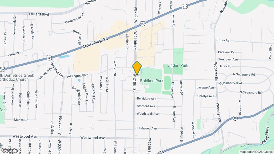 3791 W 210th St Map and Location Details