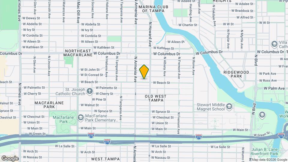 2321 W Beach St Map and Location Details