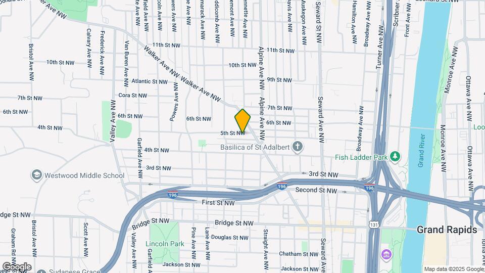842 5th St NW Map and Location Details