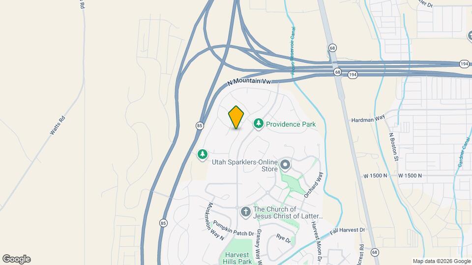 2561 N Geranium Dr Map and Location Details