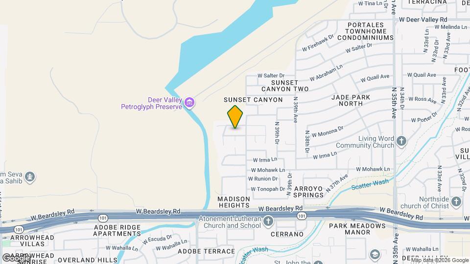 4126 W Monona Dr Map and Location Details