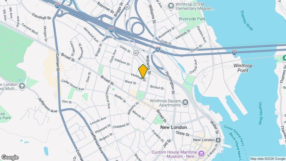 55 Channing St Map and Location Details