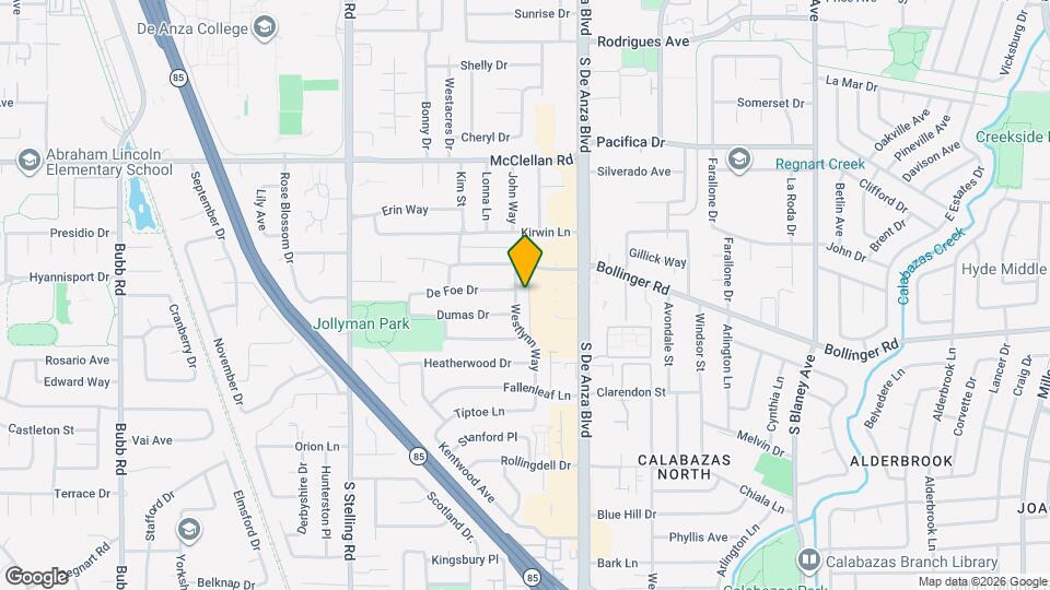 978 Westlynn Way Map and Location Details