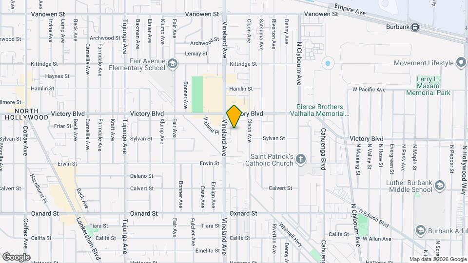6315 Craner Ave Map and Location Details