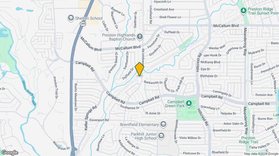 17007 Davenport Rd Map and Location Details