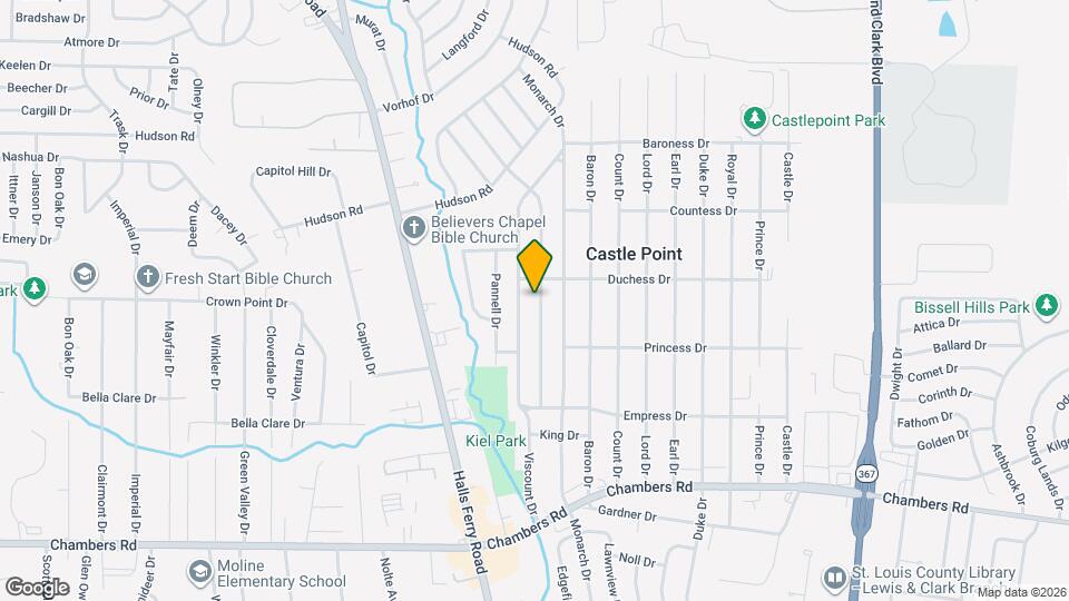 10229 Edgefield Dr Map and Location Details