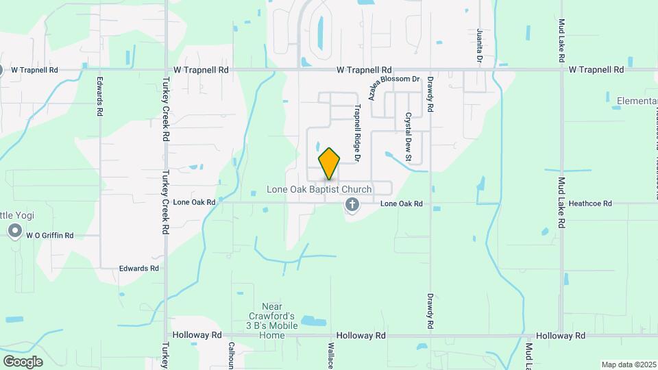 3900 Trapnell Ridge Dr Map and Location Details