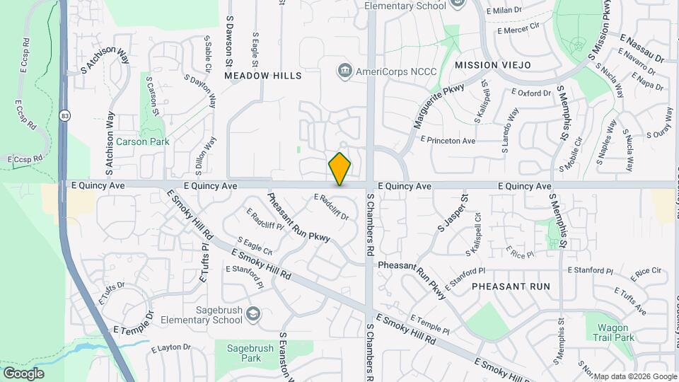 4318 S Granby Way Map and Location Details