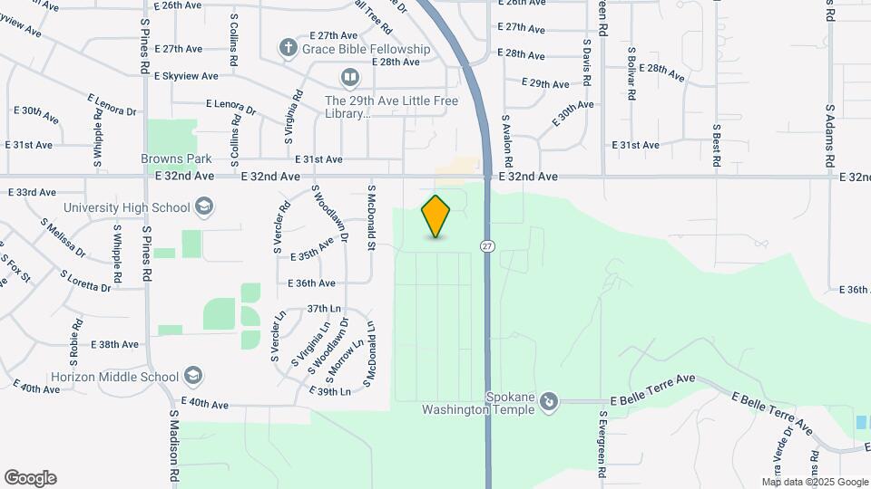 13345 E 35th Ln Mapa y Detalles de la Ubicación