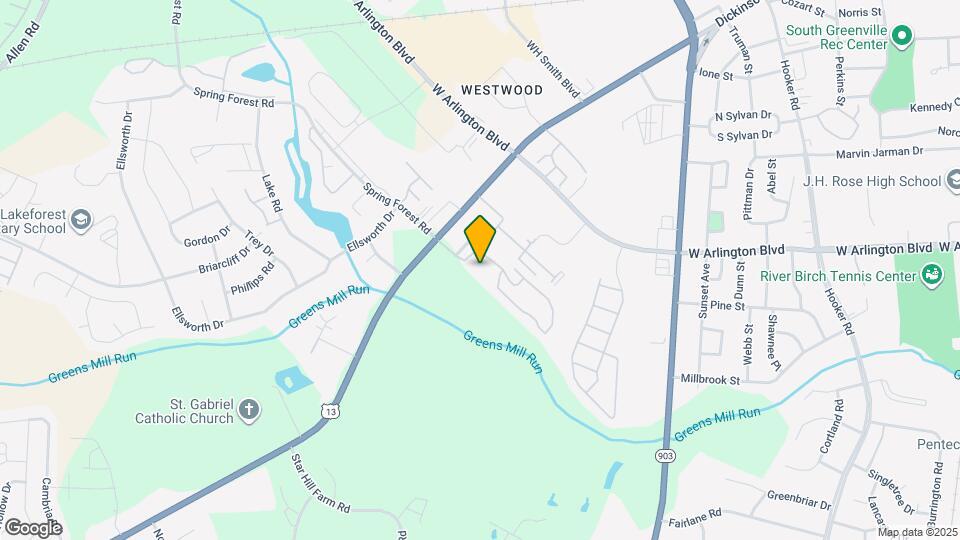 1154 Cross Creek Cir Map and Location Details