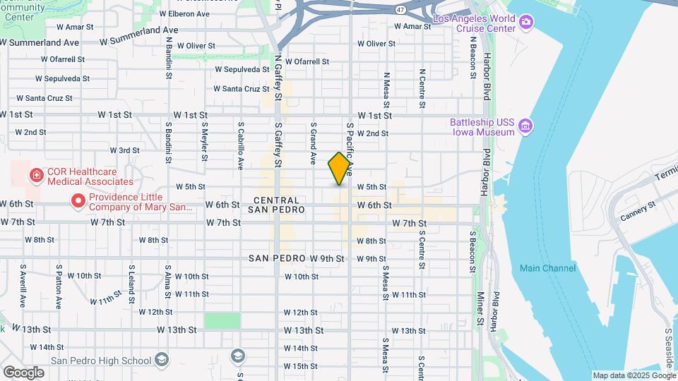 521-533 W 5th St Mapa y Detalles de la Ubicación
