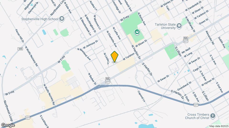 Stephenville West Apartments Map and Location Details