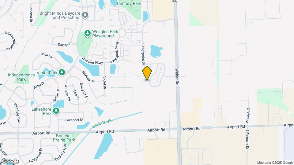 250 S Oak Creek Ln Map and Location Details