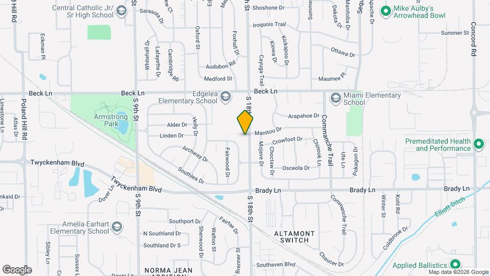 3004 S 18th St Map and Location Details