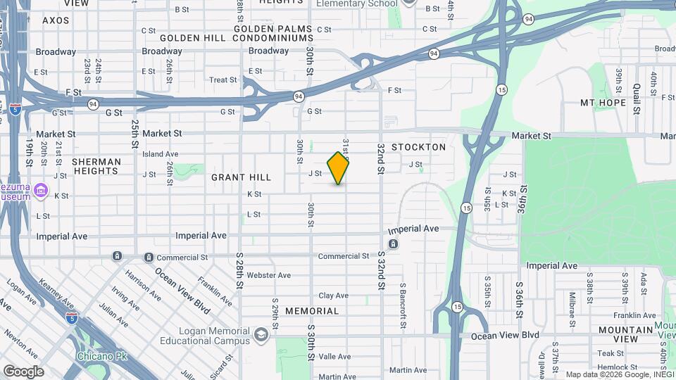 3082 K St Map and Location Details