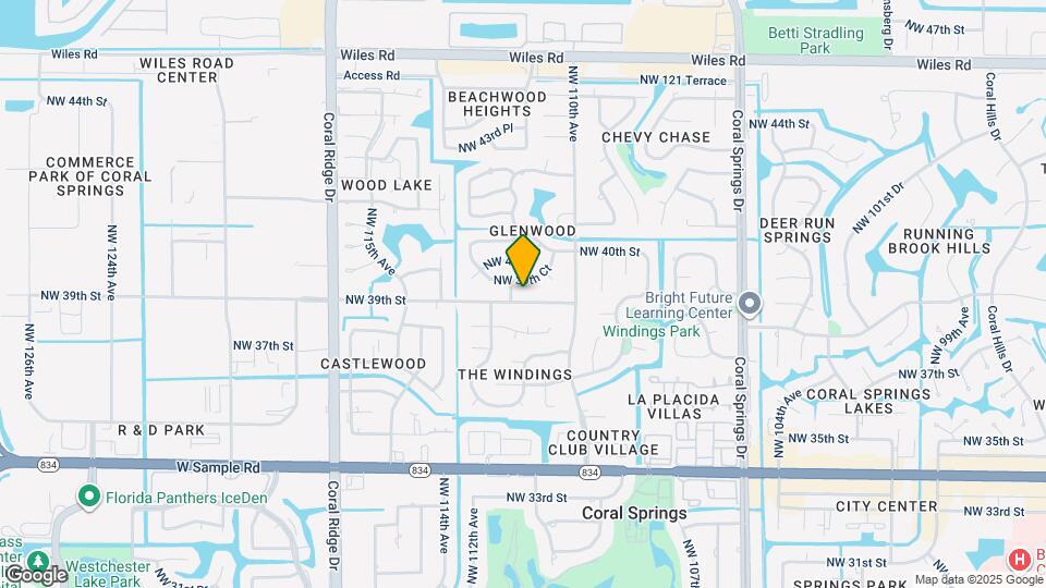 11171 NW 39th St Map and Location Details