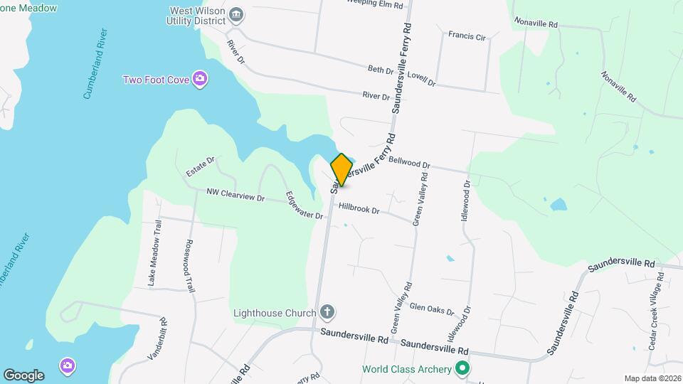 924 Saundersville Ferry Rd Map and Location Details