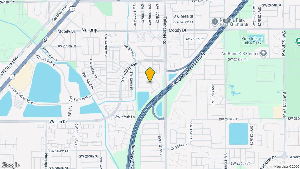 13800 SW 275th St Map and Location Details