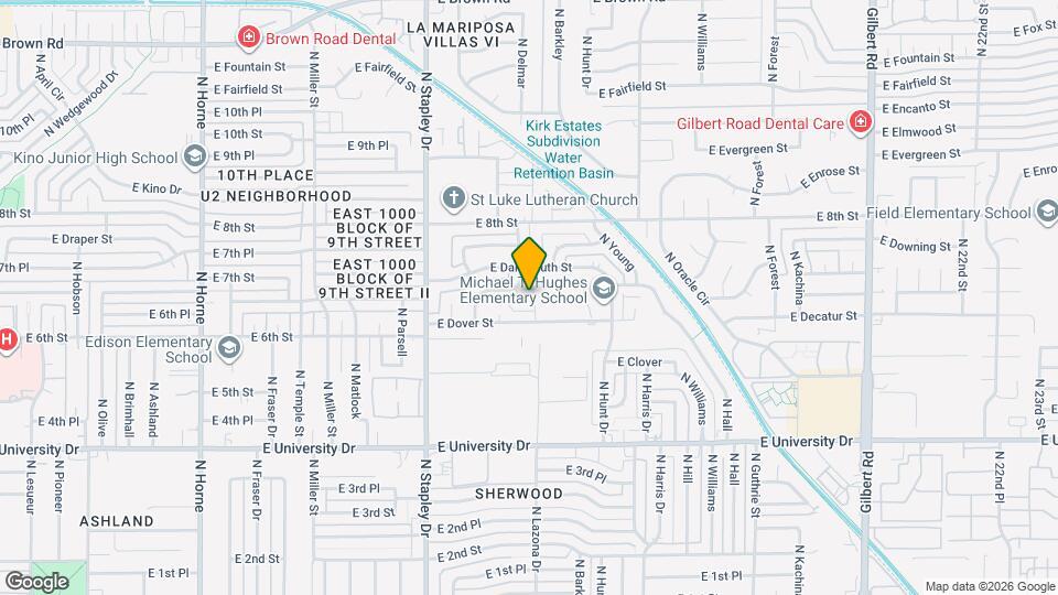 641 N Dawn Cir Map and Location Details