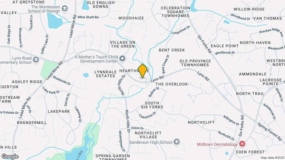 905 Hearthridge Rd Map and Location Details