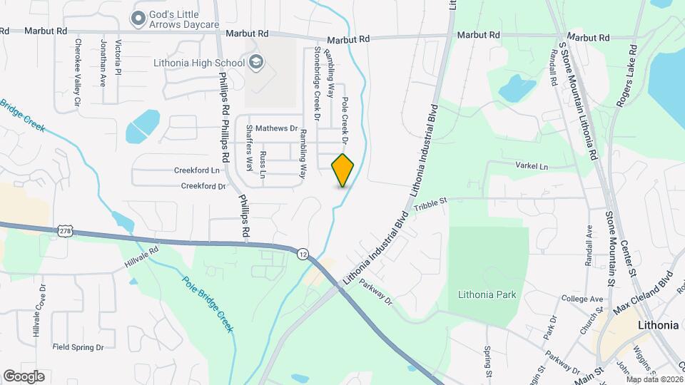 6746 Pole Creek Dr Mapa y Detalles de la Ubicación
