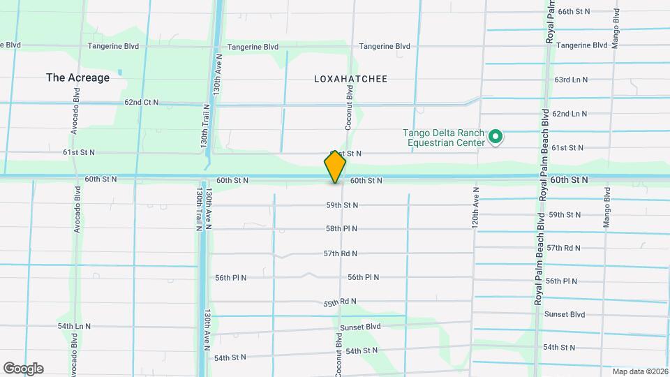 5989 Coconut Blvd Map and Location Details