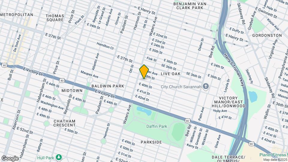 1115 E 39th St Map and Location Details