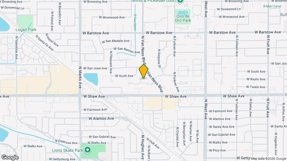 5085 N Van Ness Blvd, Unit --- Map and Location Details
